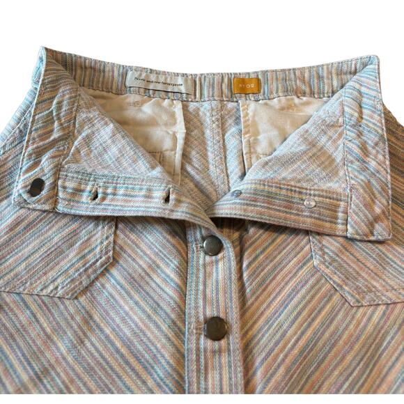 Anthropologie - Pilcro Pastel Striped Skirt | Women’a Size 2 | Mini A-line Cut - Picture 6 of 9